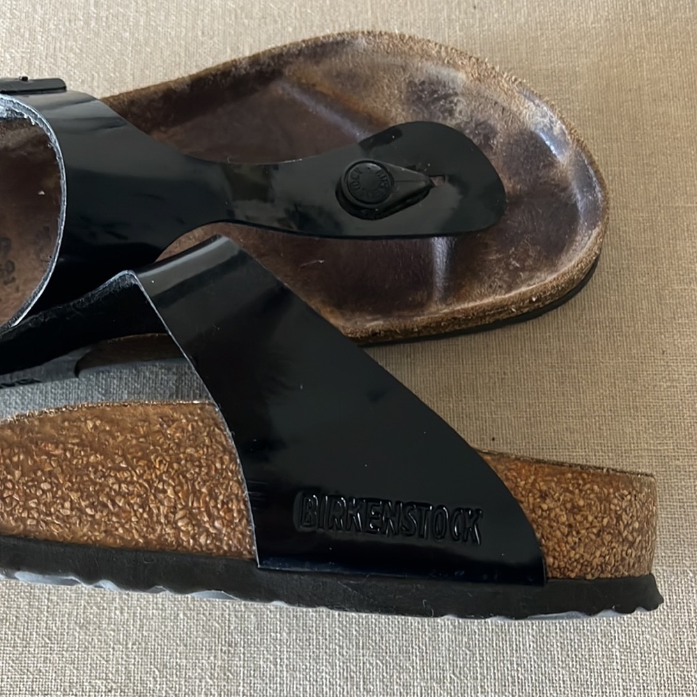 Birkenstock Made In Germany Cork And Leather Sandals View 3